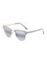 Main View - Click To Enlarge - RAY-BAN - 'Clubmaster' metal square sunglasses