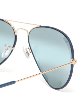 Detail View - Click To Enlarge - RAY-BAN - 'RB3025' metal aviator sunglasses