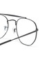 Detail View - Click To Enlarge - RAY-BAN - 'Marshal' metal hexagonal aviator optical glasses