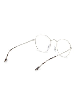Figure View - Click To Enlarge - RAY-BAN - 'RX3582V' metal round optical glasses