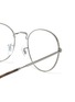 Detail View - Click To Enlarge - RAY-BAN - 'RX3582V' metal round optical glasses