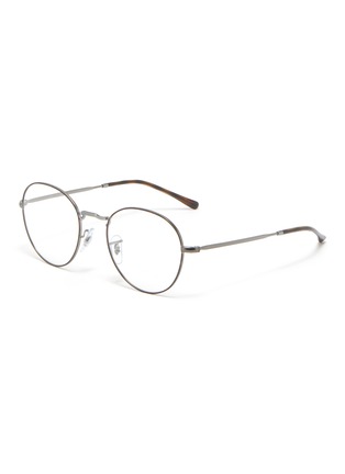 Main View - Click To Enlarge - RAY-BAN - 'RX3582V' metal round optical glasses