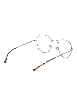 Figure View - Click To Enlarge - RAY-BAN - 'RX3582V' metal round optical glasses