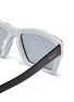 Detail View - Click To Enlarge - PRADA - Marble effect acetate square sunglasses