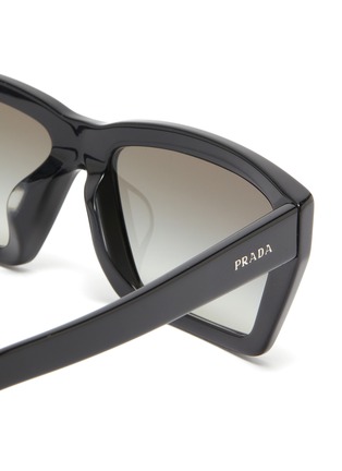 Detail View - Click To Enlarge - PRADA - Acetate square sunglasses
