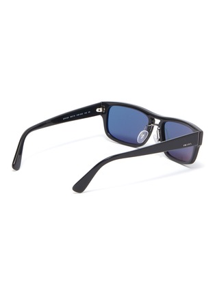 Figure View - Click To Enlarge - PRADA - Acetate rectangle sunglasses