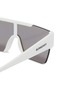 Detail View - Click To Enlarge - BURBERRY - Logo print lens acetate rectangular sunglasses