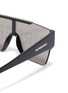 Detail View - Click To Enlarge - BURBERRY - Logo print lens acetate rectangular sunglasses