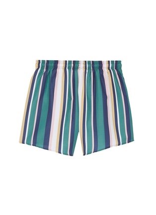 Back View - Click To Enlarge - TOPMAN - Stripe swim shorts