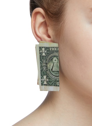 Figure View - Click To Enlarge - BIIS - 'Dollar' single earring