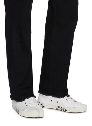 Figure View - Click To Enlarge - MAISON MARGIELA - 'Tabi' leather high top sneakers