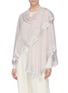 Figure View - Click To Enlarge - LANE'S - Chantilly lace border silk-cashmere scarf