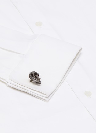 Figure View - Click To Enlarge - DEAKIN & FRANCIS  - Moveable skull cufflinks