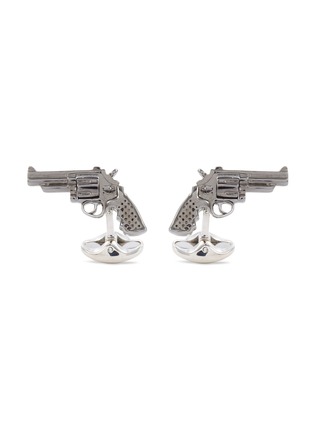 Main View - Click To Enlarge - DEAKIN & FRANCIS  - Moveable revolver gun cufflinks
