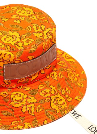 Detail View - Click To Enlarge - LOEWE - x Paula's Ibiza graphic print ribbon tie bucket hat
