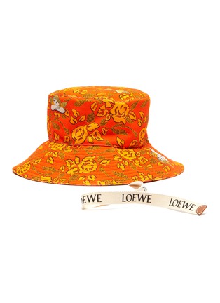 Figure View - Click To Enlarge - LOEWE - x Paula's Ibiza graphic print ribbon tie bucket hat