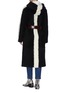 Back View - Click To Enlarge - COMMON LEISURE - Muhammed Ali' Zip Up long coat
