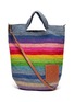 Main View - Click To Enlarge - LOEWE - x Paula's Ibiza raffia slit handle bag