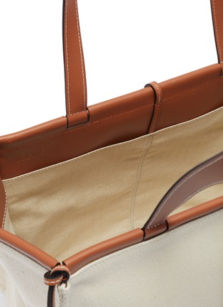 Detail View - Click To Enlarge - LOEWE - 'Cushion' canvas tote