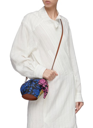 Figure View - Click To Enlarge - LOEWE - x Paula's Ibiza 'Elephant' patchwork floral print leather mini bag