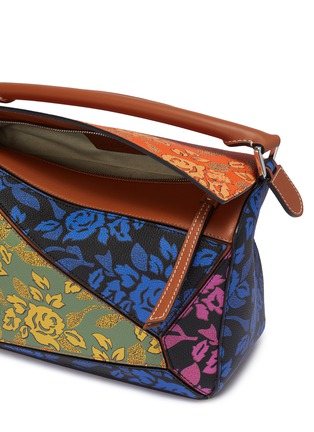 Detail View - Click To Enlarge - LOEWE - x Paula's Ibiza 'Puzzle' patchwork leather bag
