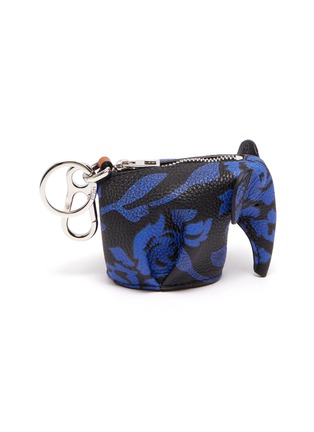 Main View - Click To Enlarge - LOEWE - x Paula's Ibiza 'Elephant' floral print leather keychain