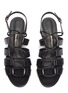 Detail View - Click To Enlarge - SALVATORE FERRAGAMO - 'Sirmio' leather slingback ghillie sandals