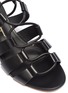 Detail View - Click To Enlarge - SALVATORE FERRAGAMO - 'Sirmio' leather slingback ghillie sandals