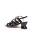  - SALVATORE FERRAGAMO - 'Sirmio' leather slingback ghillie sandals