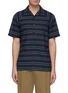 Main View - Click To Enlarge - LANVIN - Chest pocket Stripe short sleeve shirt