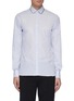 Main View - Click To Enlarge - LANVIN - Contrast trim collar stripe shirt