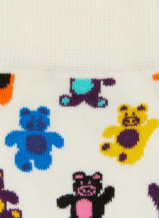 Detail View - Click To Enlarge - HAPPY SOCKS - Teddy Bear crew socks