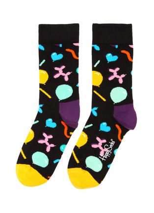 Main View - Click To Enlarge - HAPPY SOCKS - Balloon Animal crew socks