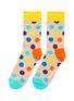 Main View - Click To Enlarge - HAPPY SOCKS - Big Dot crew socks