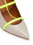 Detail View - Click To Enlarge - MALONE SOULIERS - 'Maureen Luwolt' neon strappy leather mules