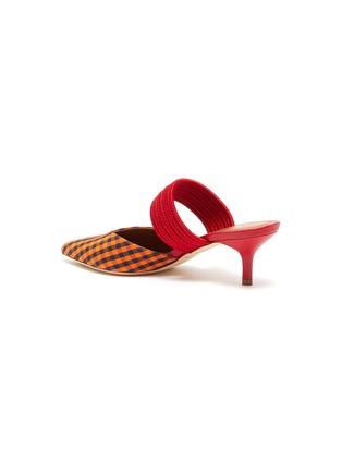  - MALONE SOULIERS - 'Maisie Luwolt' braided band gingham check mules