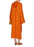 Back View - Click To Enlarge - LOEWE - x Paula's Ibiza fringe patchwork floral print hooded linen coat