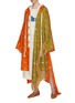 Figure View - Click To Enlarge - LOEWE - x Paula's Ibiza fringe patchwork floral print hooded linen coat