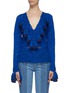 Main View - Click To Enlarge - LOEWE - x Paula's Ibiza tassel crochet knit sweater