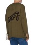 Back View - Click To Enlarge - LOEWE - x Paula's Ibiza fringe logo embroidered sweater