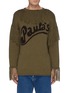 Main View - Click To Enlarge - LOEWE - x Paula's Ibiza fringe logo embroidered sweater