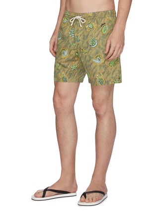 Figure View - Click To Enlarge - LOEWE - x Paula's Ibiza graphic print packable swim shorts