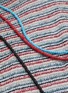  - LOEWE - x Paula's Ibiza fringe trim herringbone border stripe hoodie