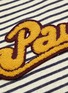  - LOEWE - x Paula's Ibiza logo chenille patch stripe cotton-linen T-shirt