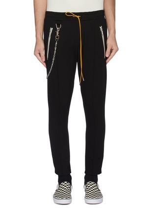 Main View - Click To Enlarge - RHUDE - 'Traxedo' chain track pants