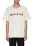 Main View - Click To Enlarge - RHUDE - 'Loveless' slogan logo print T-shirt