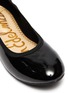 Detail View - Click To Enlarge - SAM EDELMAN - 'Felicia Esmeralda' bow heel patent leather ballet flats