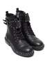Figure View - Click To Enlarge - SAM EDELMAN - 'Polly Jennifer' kids studded leather combat boots