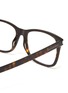 Detail View - Click To Enlarge - SAINT LAURENT - Tortoiseshell acetate square optical glasses