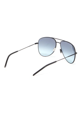 Figure View - Click To Enlarge - SAINT LAURENT - Metal aviator sunglasses